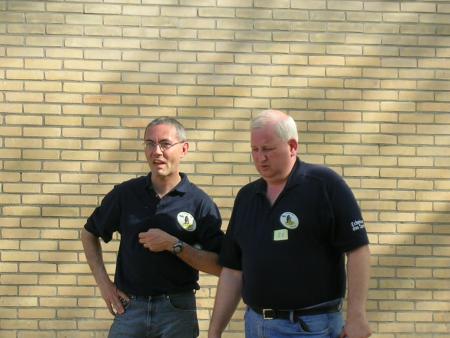 Mon ami Fufu et moi au championnat de belgique de petanque Uccle 2005