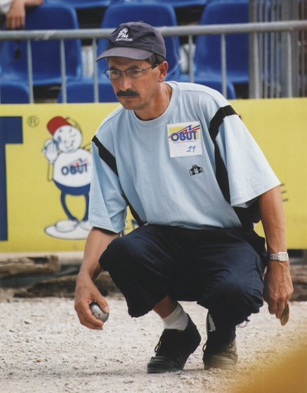 Christian Fazzino en concentration